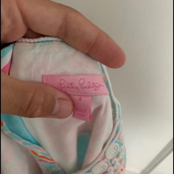 Lilly Pulitzer Jellyfish Dress Shift Dress Size 4 - Picture 5 of 8